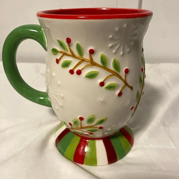 Christmas holiday snowman coffee or tea mug - stocking stuffer idea! NWT - Picture 3 of 4